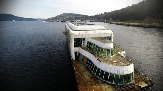 Still from Vancouver Aerial McBarge - Floating Mcdonald's - 4K GoPro - DJI Phantom 2 Drone