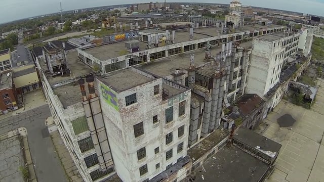 Still from Detroit Drone Video