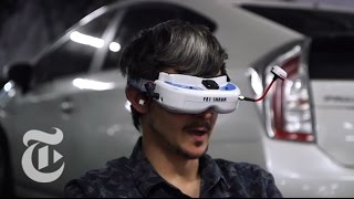 Still from Drone Racing Dreams - The New York Times