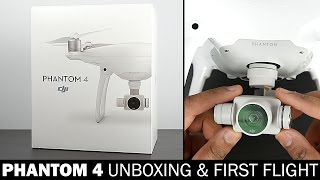 Still from DJI Phantom 4 Drone Review, Unboxing and First Flight Test