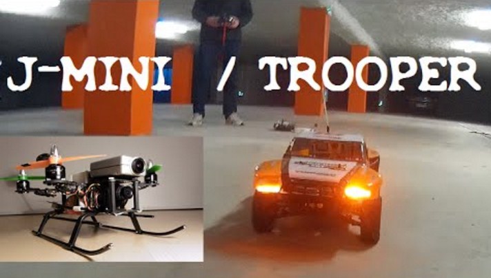 Still from FPV MINI DRONE RACING + RC CAR TROOPER - MODELS IMMERSION QUADRI
