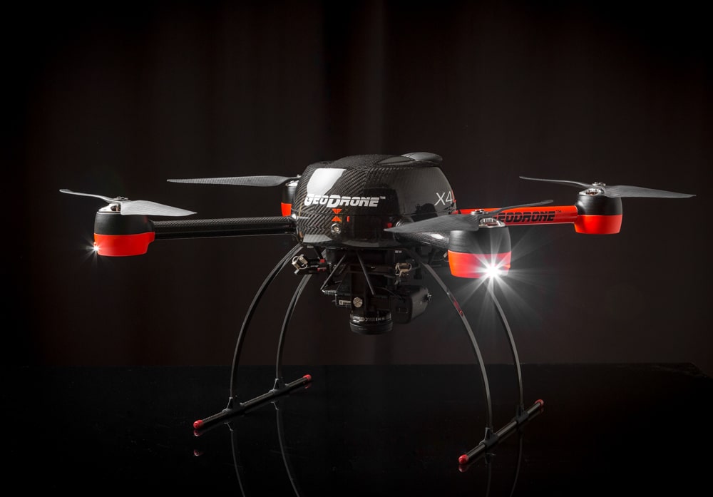 Still from GeoDrone® X4L Aerial Mapping Drone