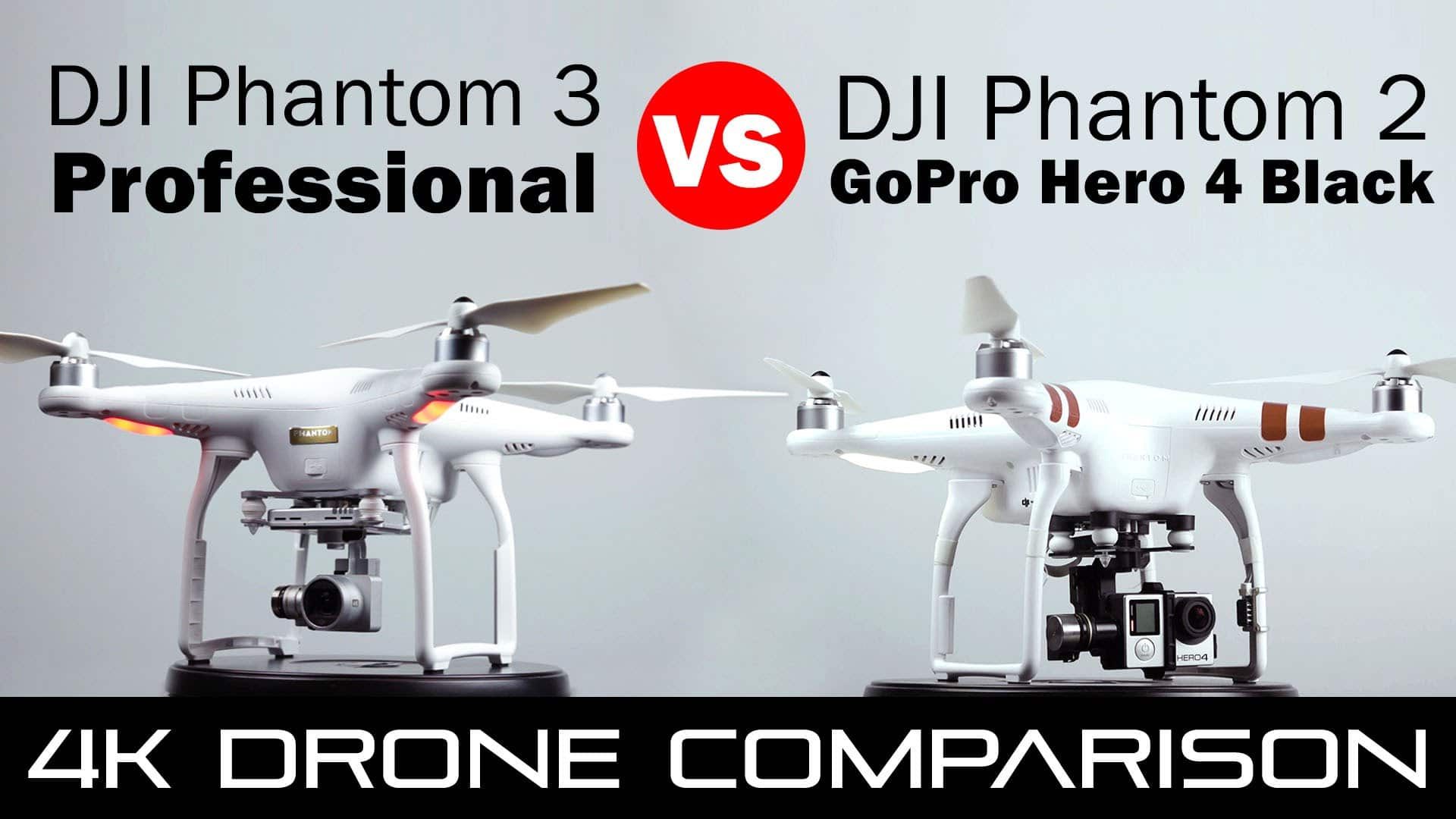 Still from DJI Phantom 3 Professional vs Phantom 2 with GoPro Hero 4 Black - 4K Drone Comparison