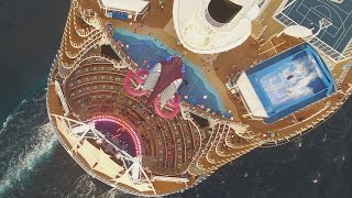 Still from Awesome 4K Drone - Worlds Largest Cruise Ship (Harmony of the Seas)